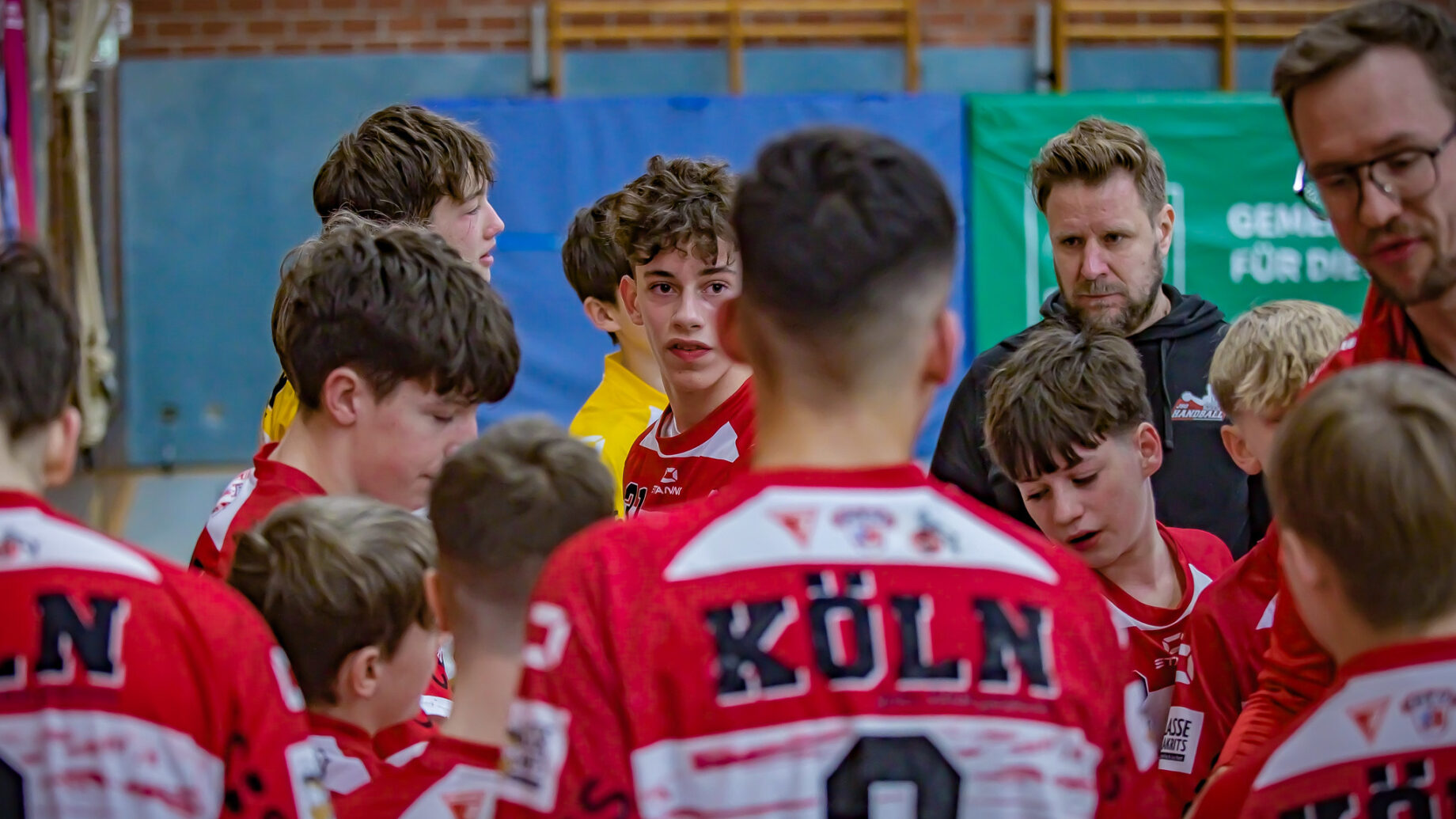 Das Team der C-Jugend freut sich auf eine tolle Stimmung.